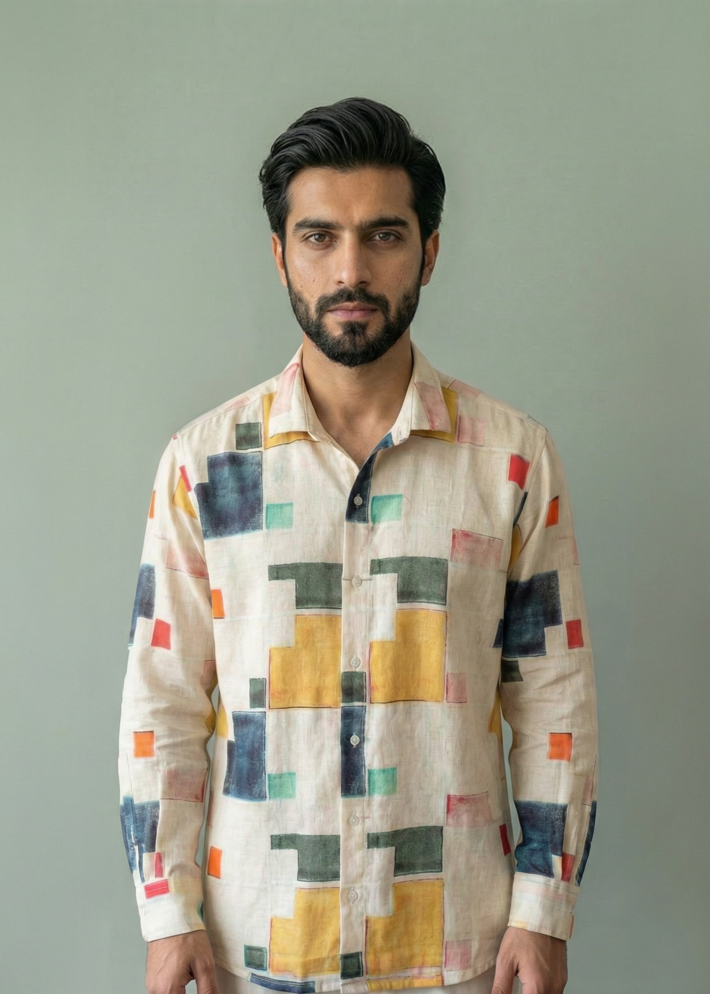 Retro Grid Shirt